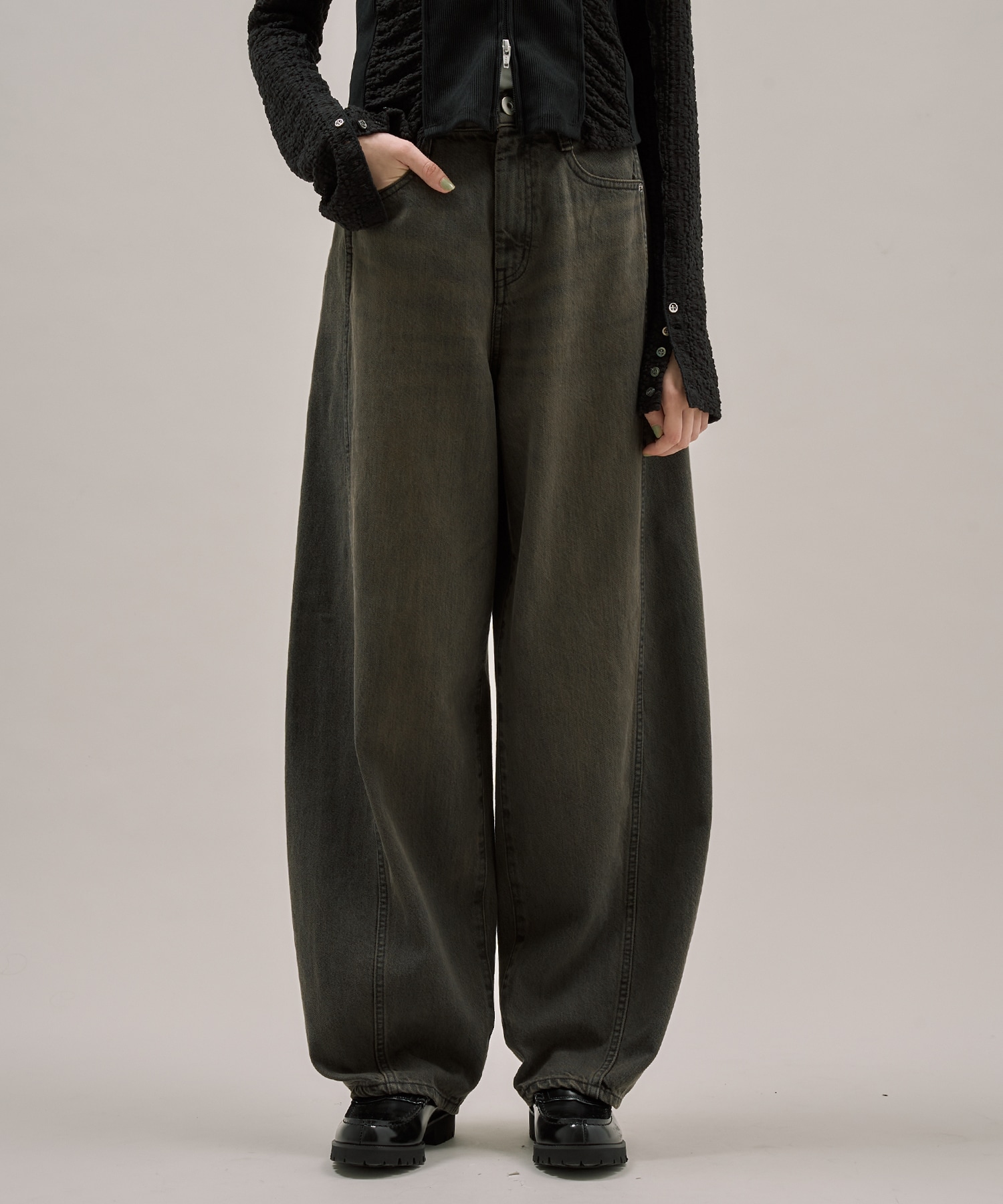 PUBLIC DENIM BLACK CURVE