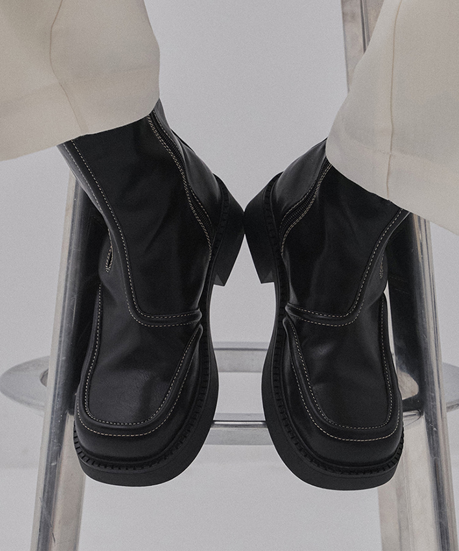 ステッチラインサイドゴアブーツ