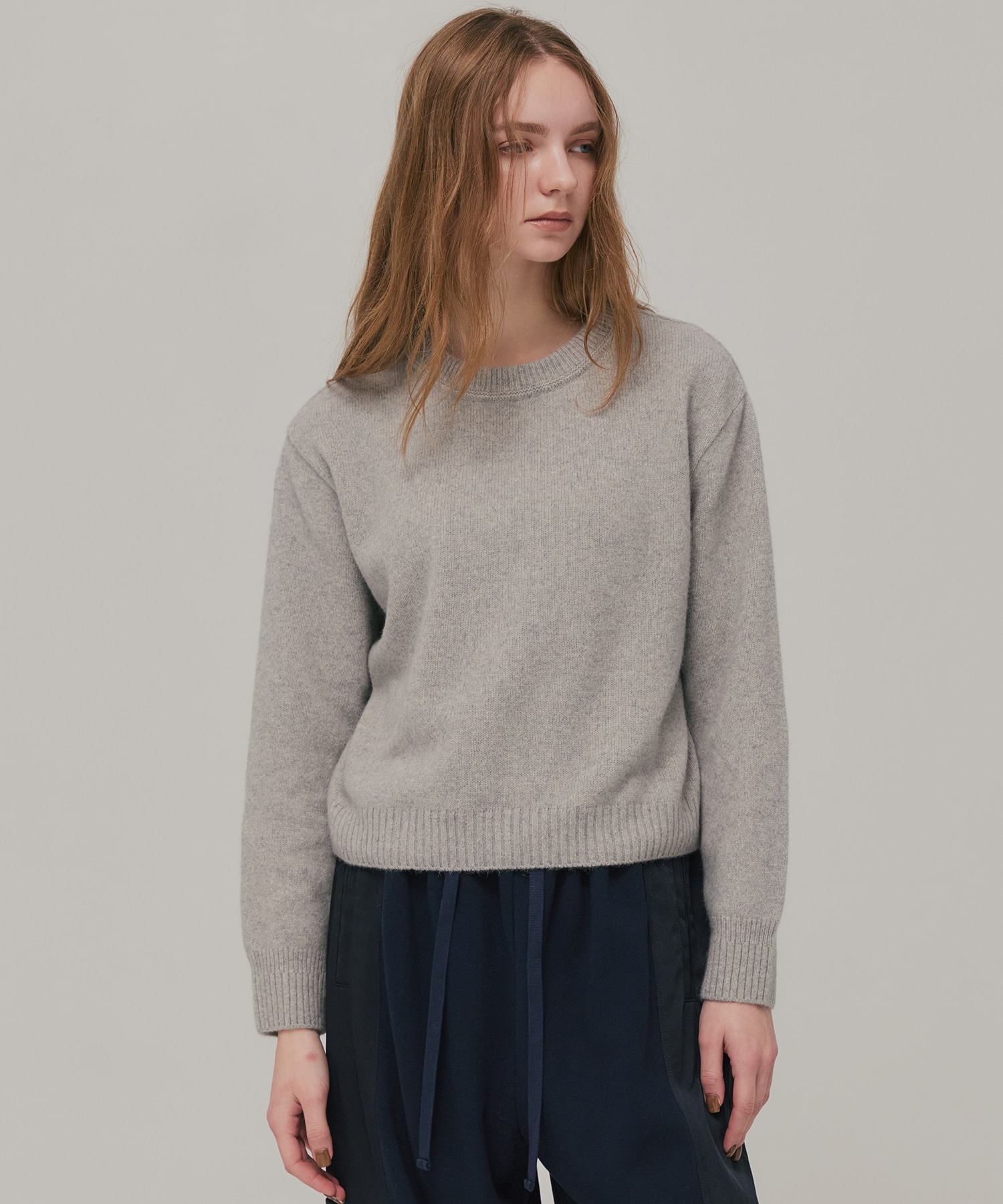 【再入荷】FOXコンフォートクルーネックニット