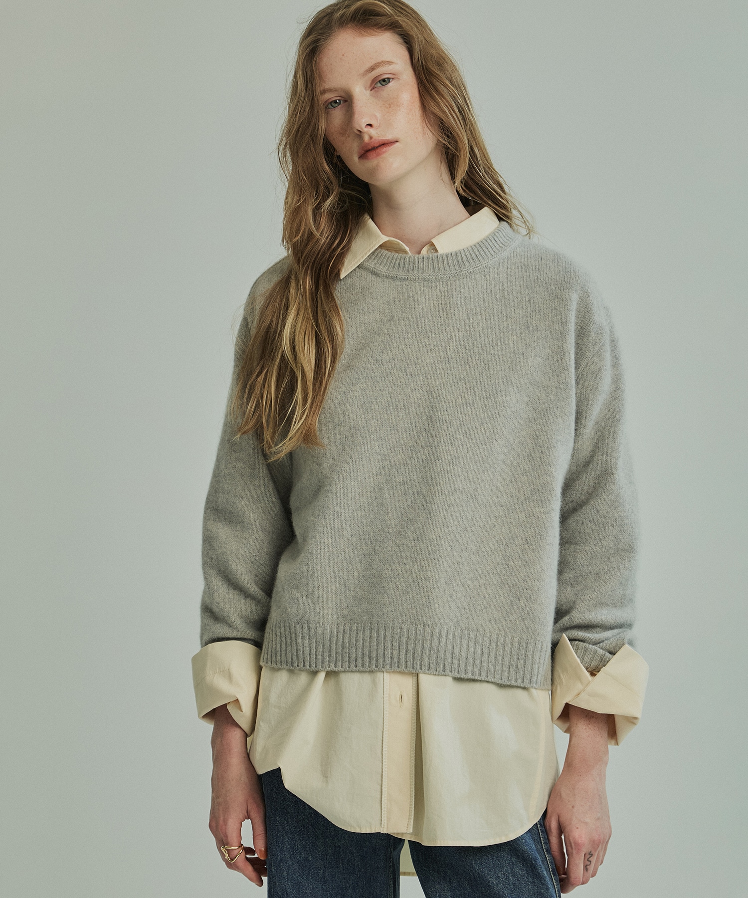 FOXコンフォートクルーネックニット