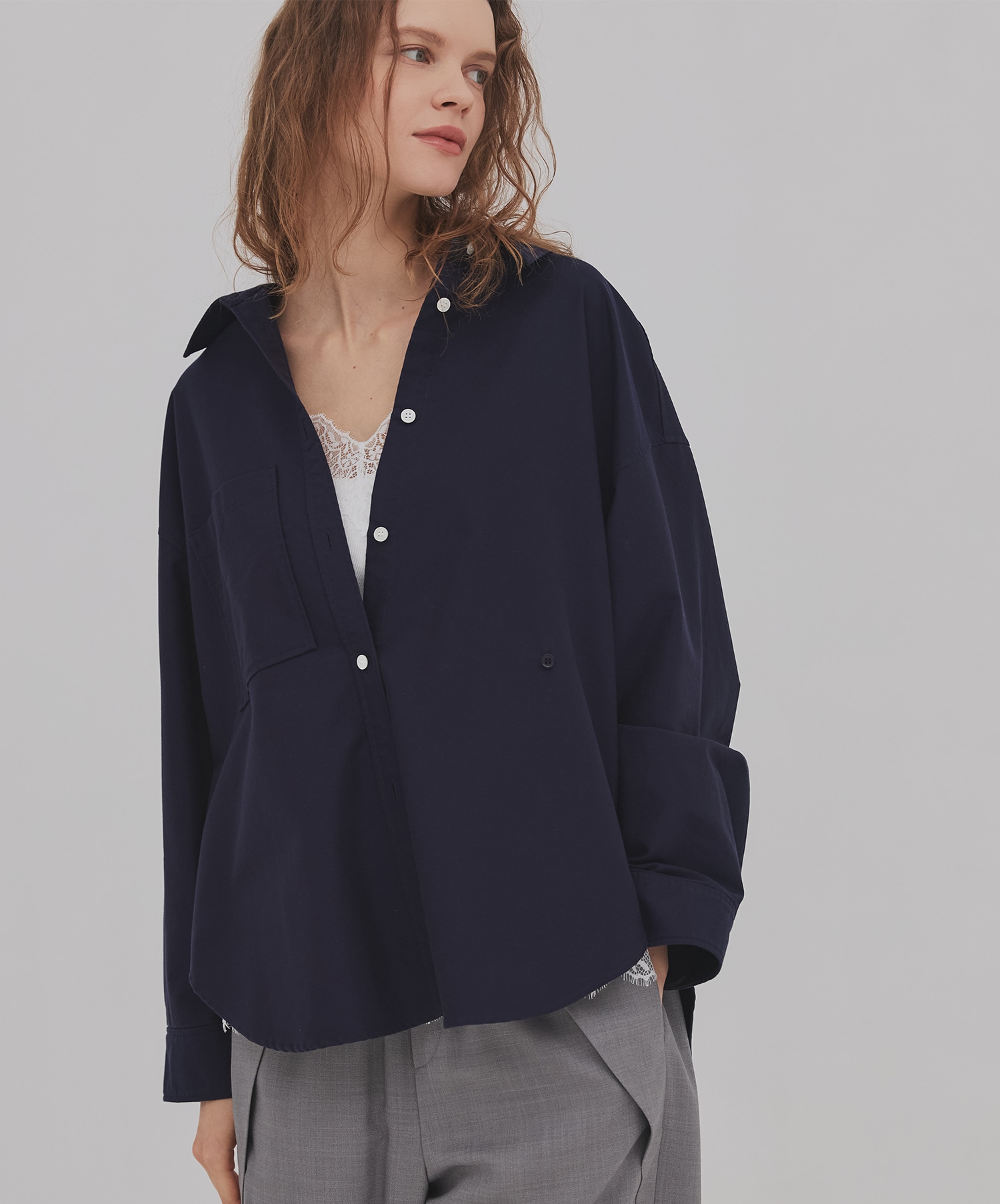 【再入荷】ウォッシュドオックスシャツ