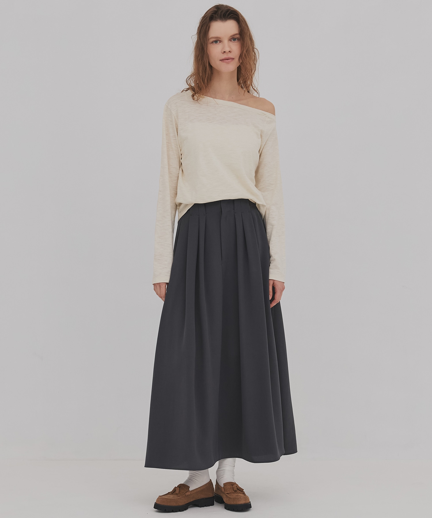 タックフレアスカート