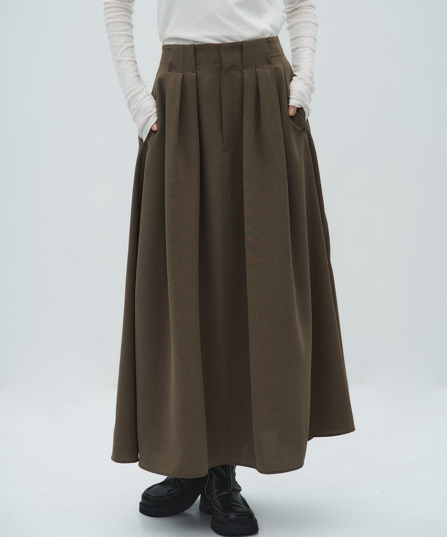 タックフレアスカート