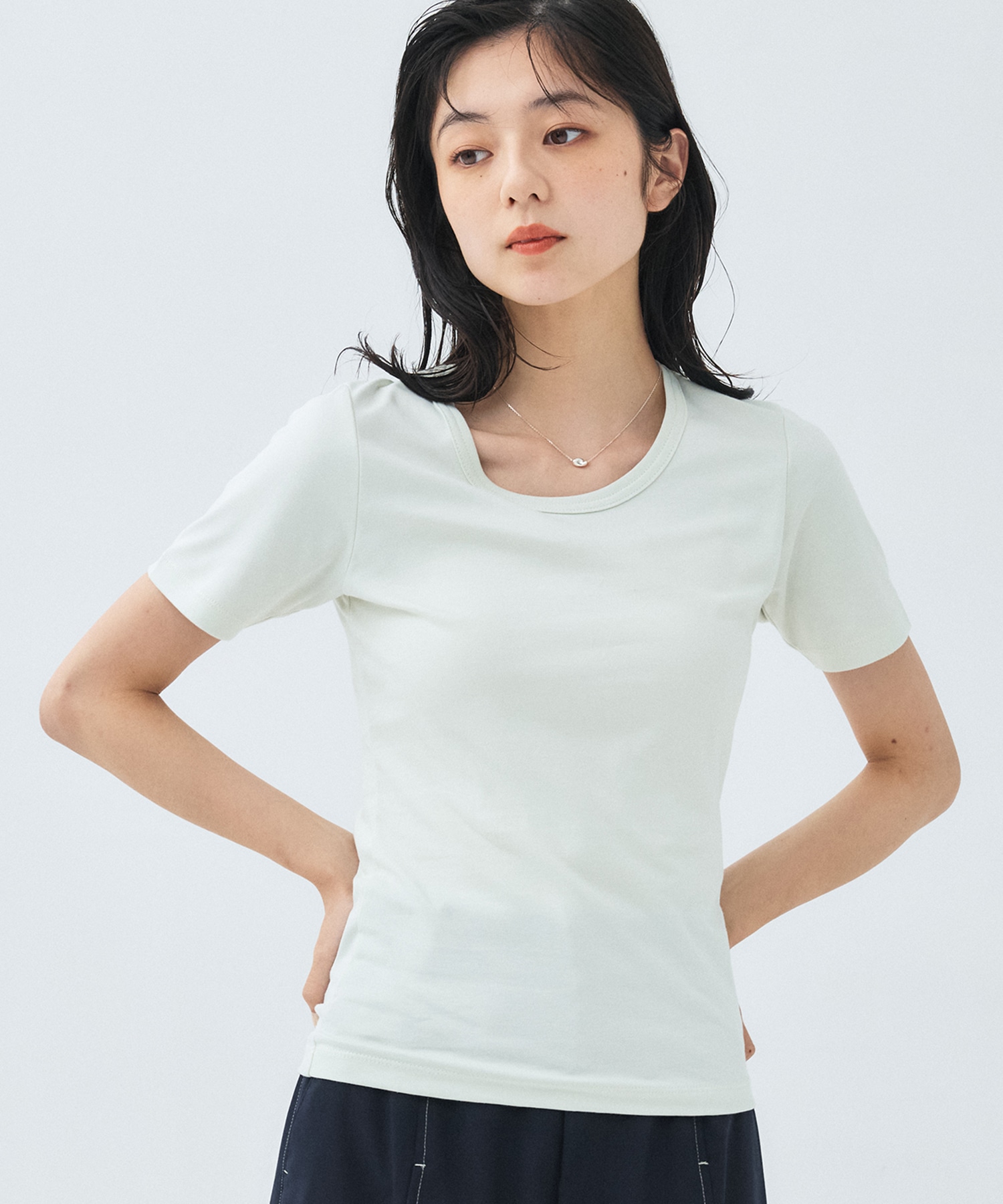 【残り僅か】極 スクープネックTEE
