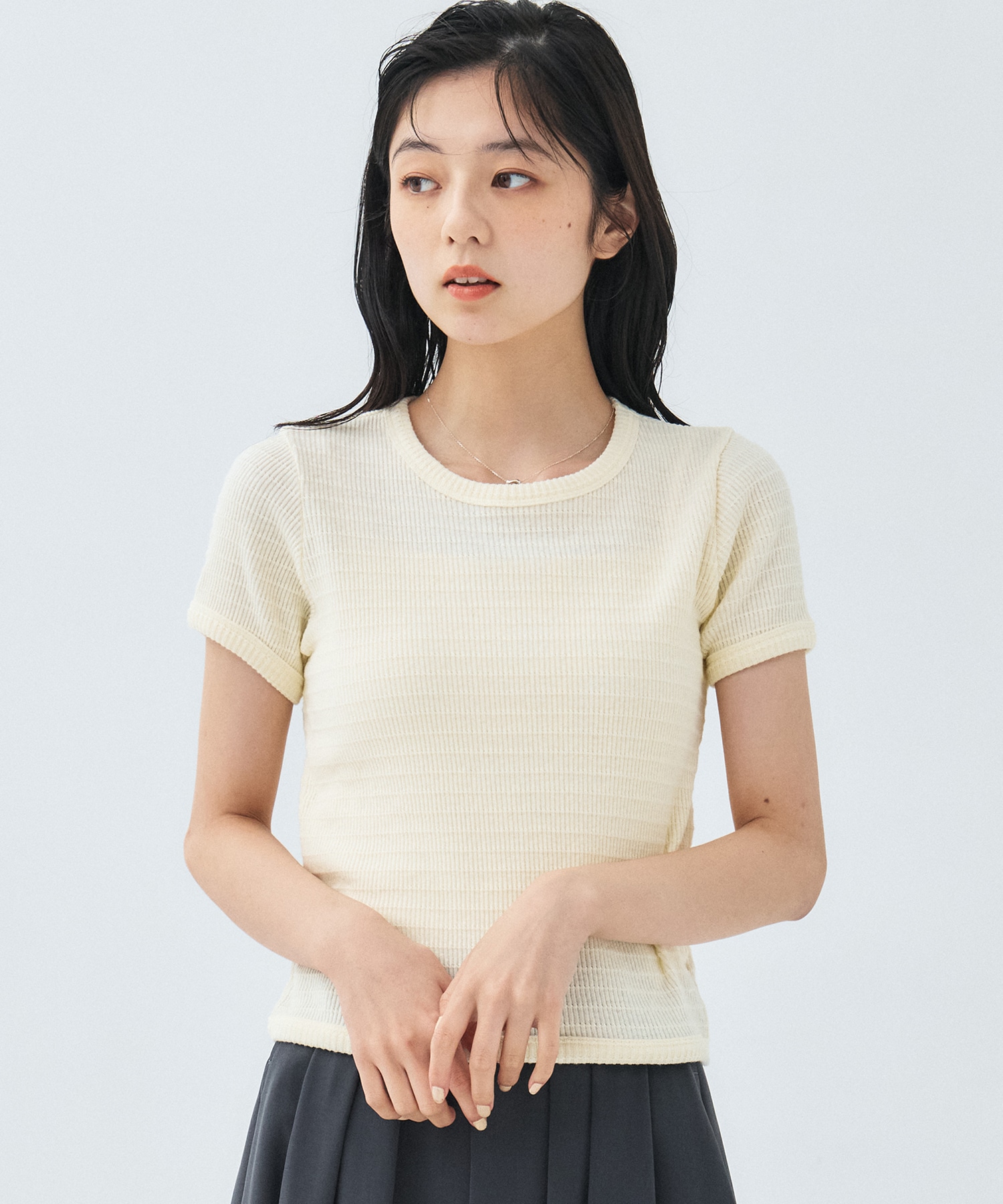 フレットタックリブTEE