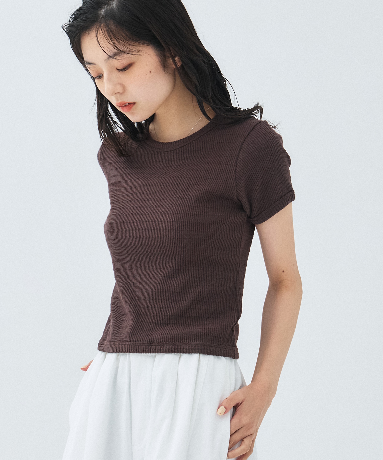 フレットタックリブTEE
