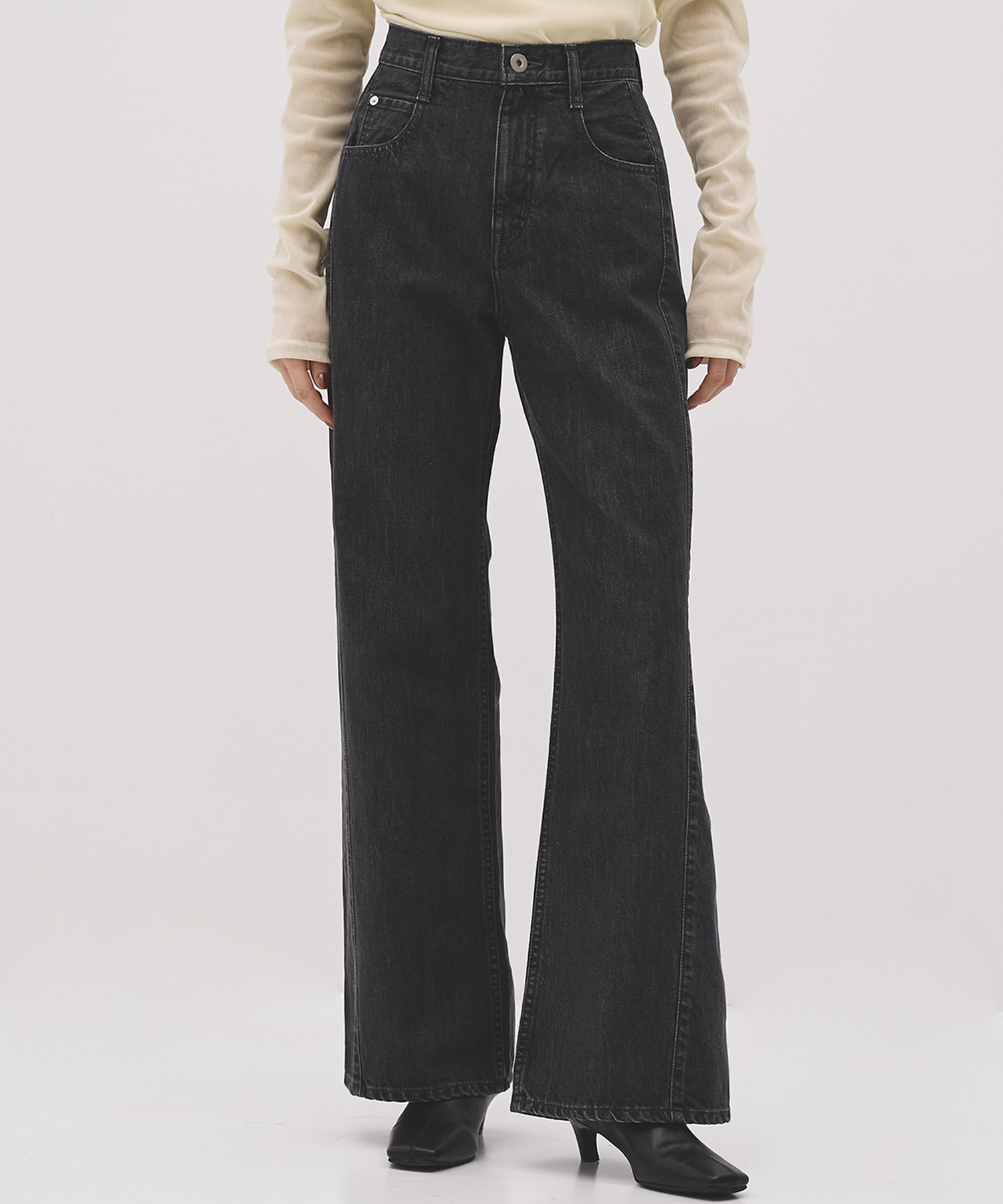 【RENEWAL】PUBLICDENIM BLACKRELAX