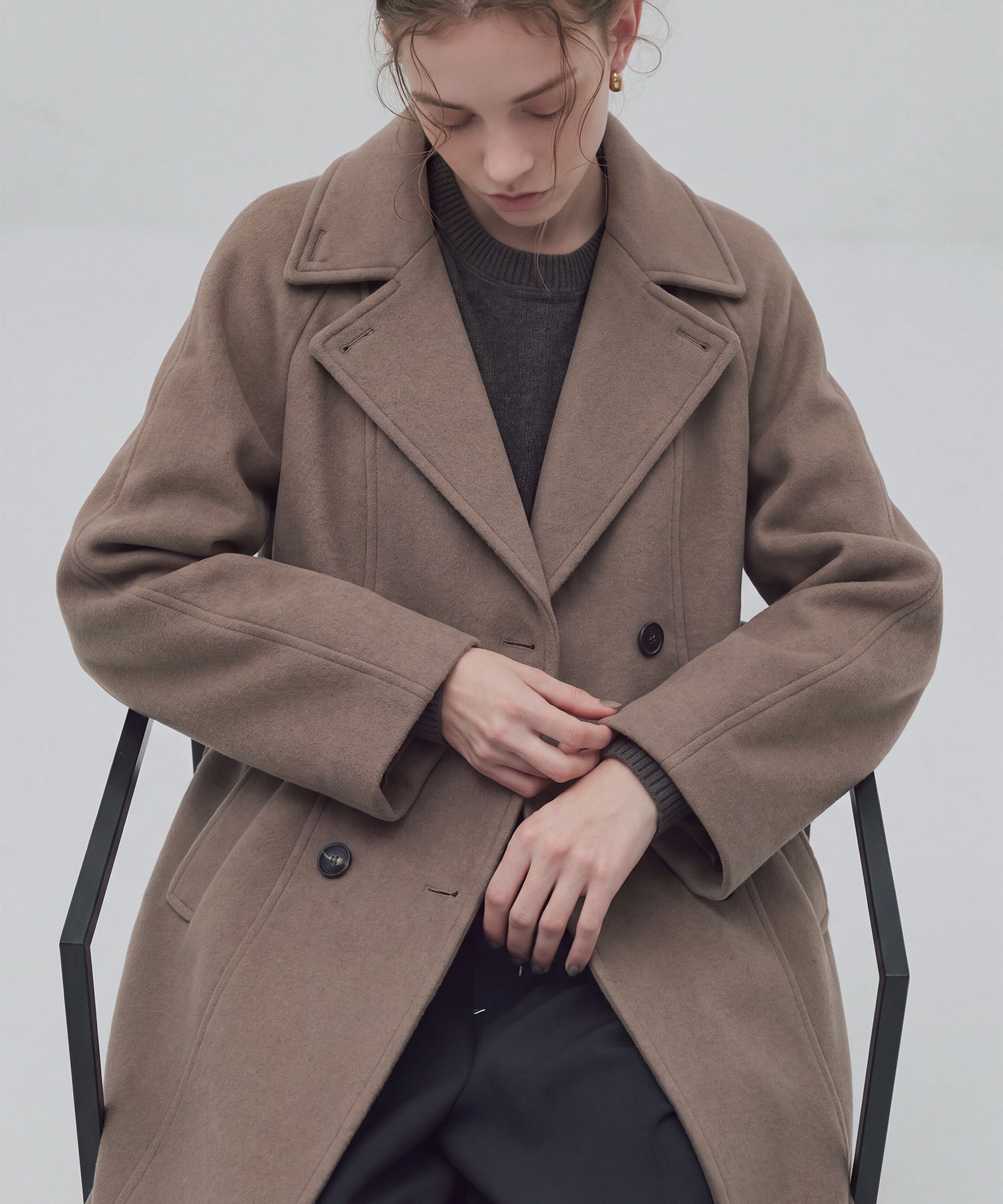 【WEB限定｜数量限定】wool100 3wayロングコート