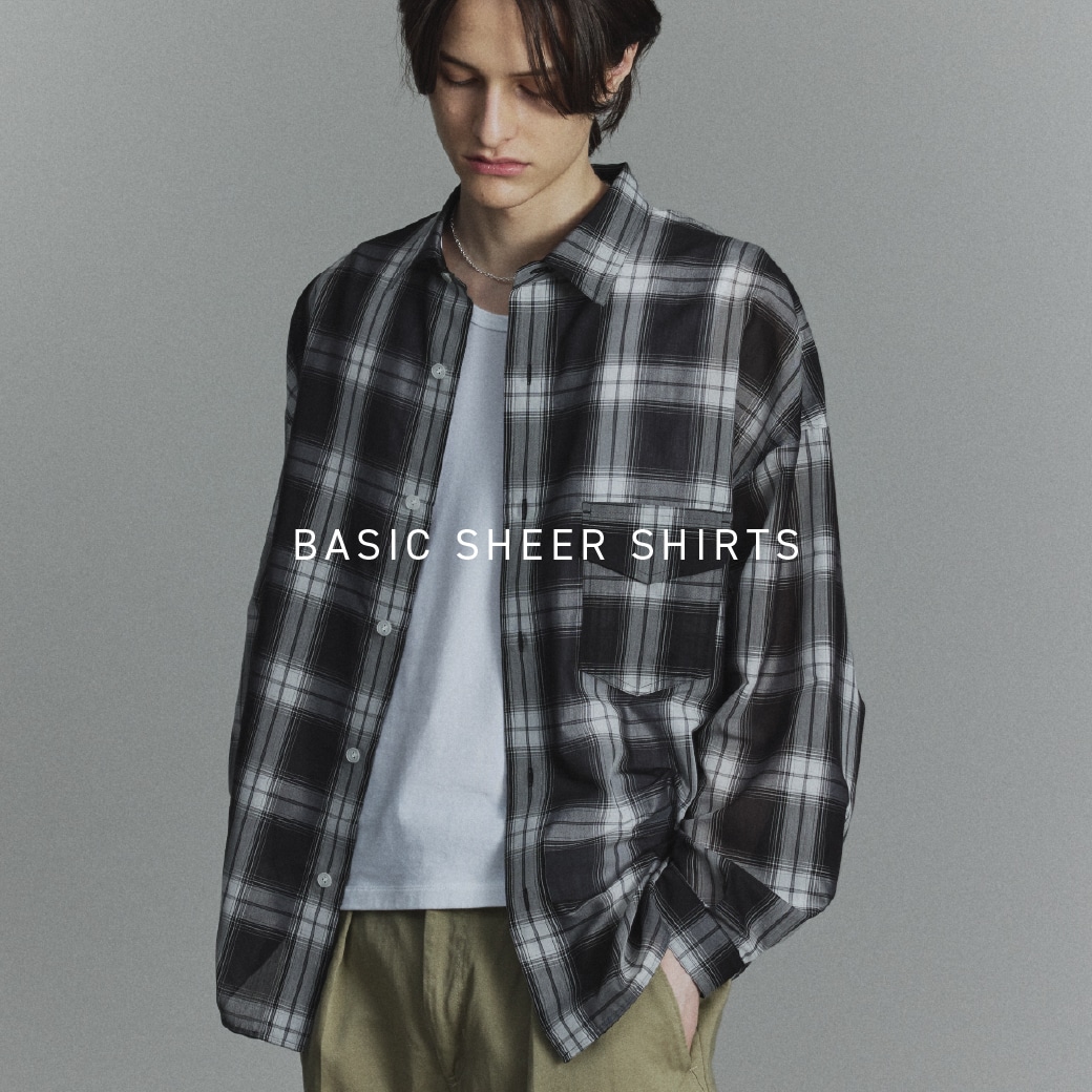 BASIC SHEER SHIRTS