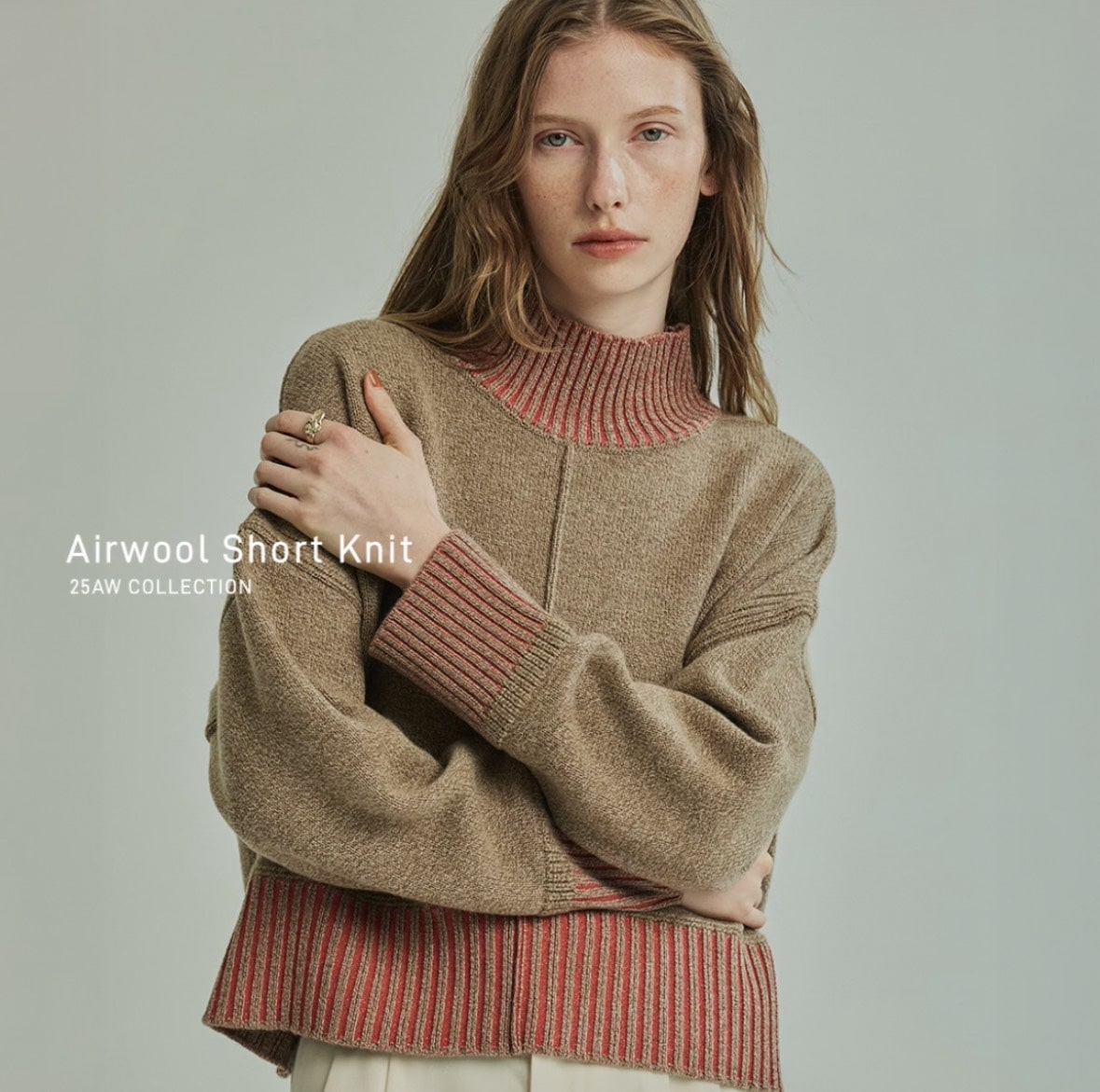 エアウールショートニットSTYLIG IDEA