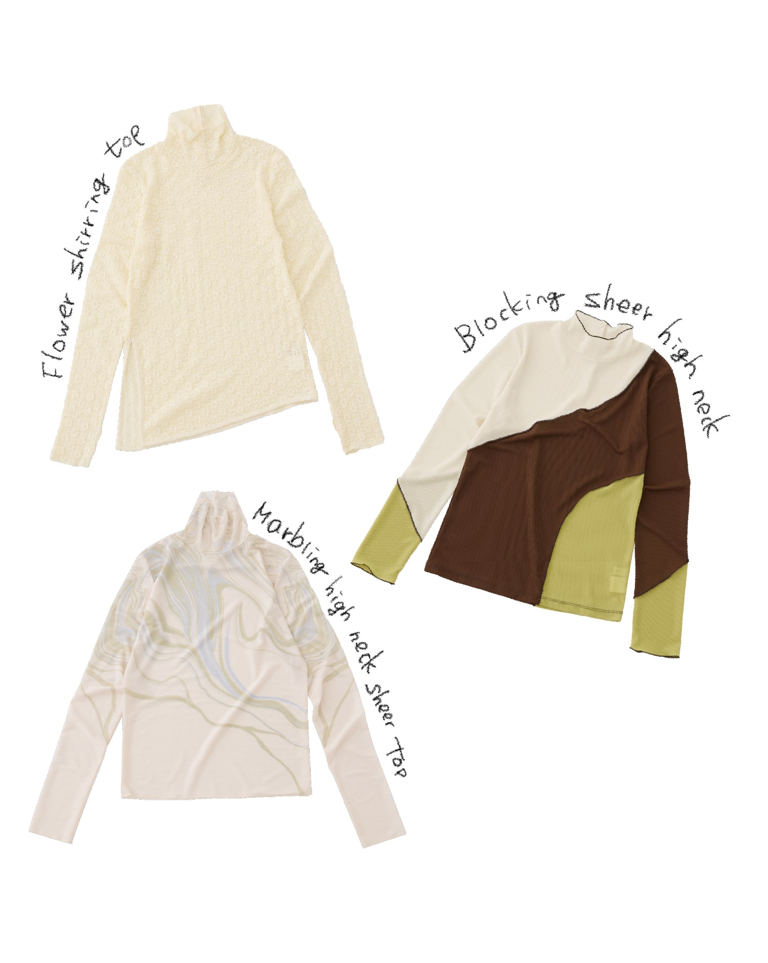 SHEER meets KNIT - PUBLIC TOKYO WOMENS｜PUBLIC TOKYO ONLINE STORE